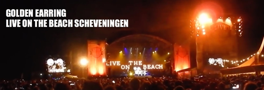 GITAARSHOP HEEMSTEDE GOLDEN EARRING LIVE ON THE BEACH SCHEVENINGEN