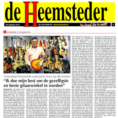 GITAARSHOP HEEMSTEDE MEDIA DE HEEMSTEDER